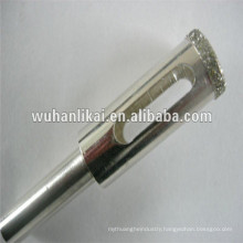 wet drilling electroplated diamond glass drill bit